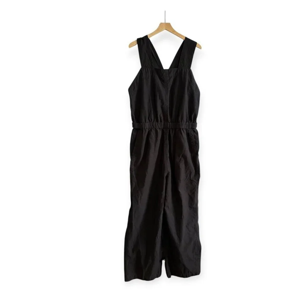 New with tag, Everlane The Fatigue Apron Jumpsuit, Black, Size 12
